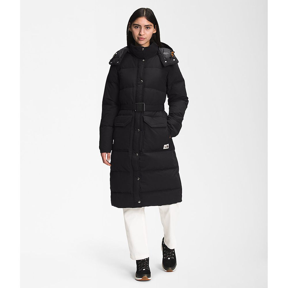 The North Face Parka Womens Australia - The North Face Sierra Long Black (KHY-874031)